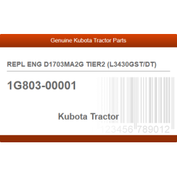 REPL ENG D1703MA2G TIER2 (L3430GST/DT)