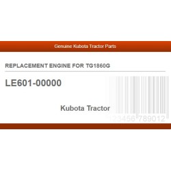 REPLACEMENT ENGINE FOR TG1860G