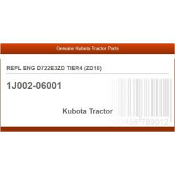 REPL ENG D722E3ZD TIER4 (ZD18)